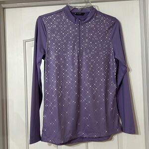 Levelwear purple top.  size S. Long sleeves